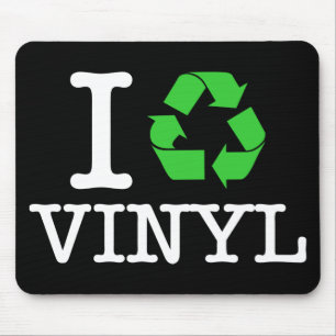 I Recycle Vinyl Mouse Pad