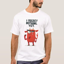 I Regret Nothing Yet Funny Chaotic Goat Character