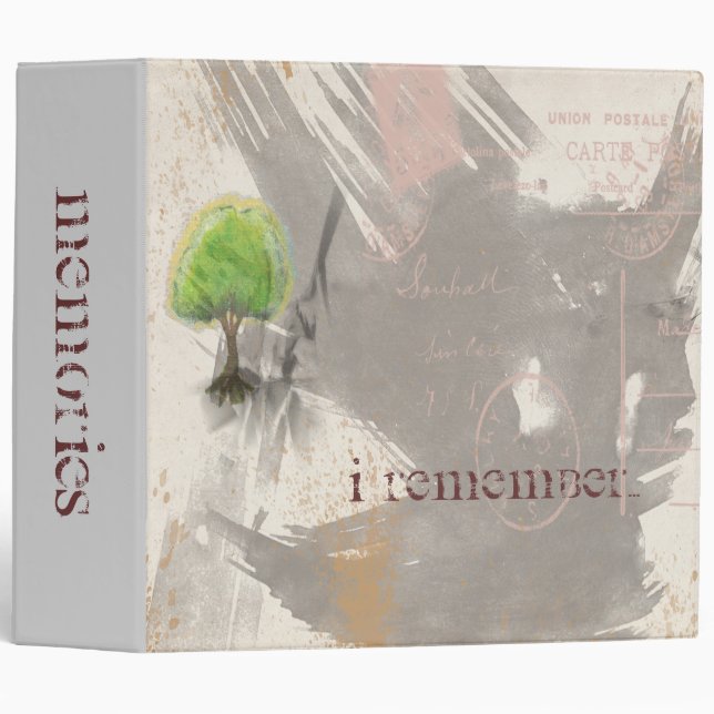 I Remember Memories Scrapbook Photo Large Binder (Front/Spine)