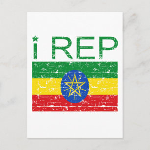 I rep Ethiopia Postcard