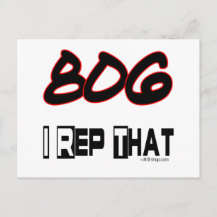 I Rep That 806 Area Code Postcard