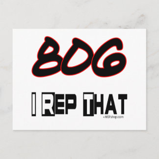 I Rep That 806 Area Code Postcard