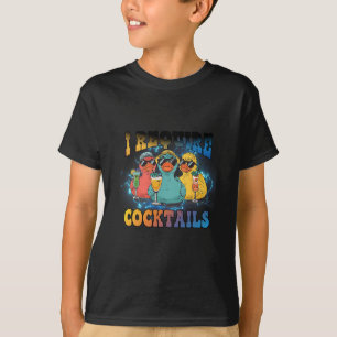 I Require Tails Cruise Duck Drinking Vacation Humo T-Shirt