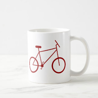 I ride my bike to work. (Red) Coffee Mug