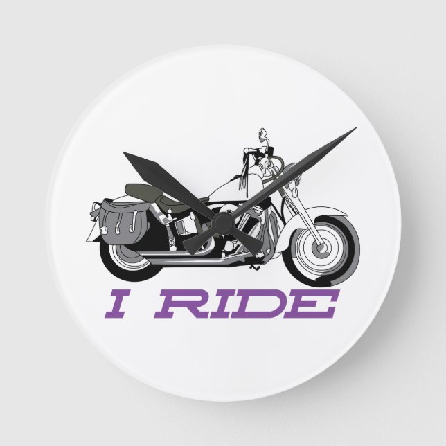 I Ride Round Clock (Front)