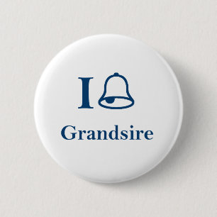 I Ring Grandsire 2 Inch Round Button