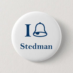 I Ring Stedman 2 Inch Round Button