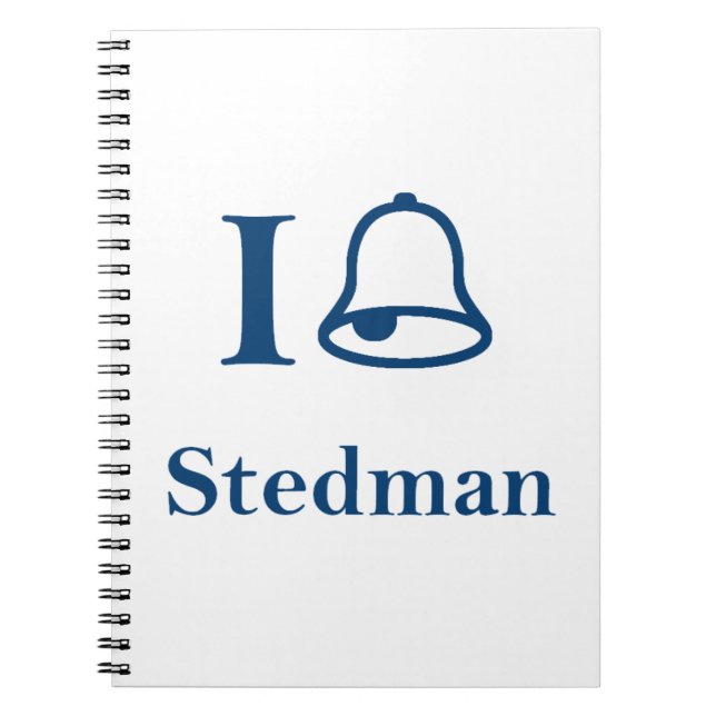 I Ring Stedman Notebook (Front)