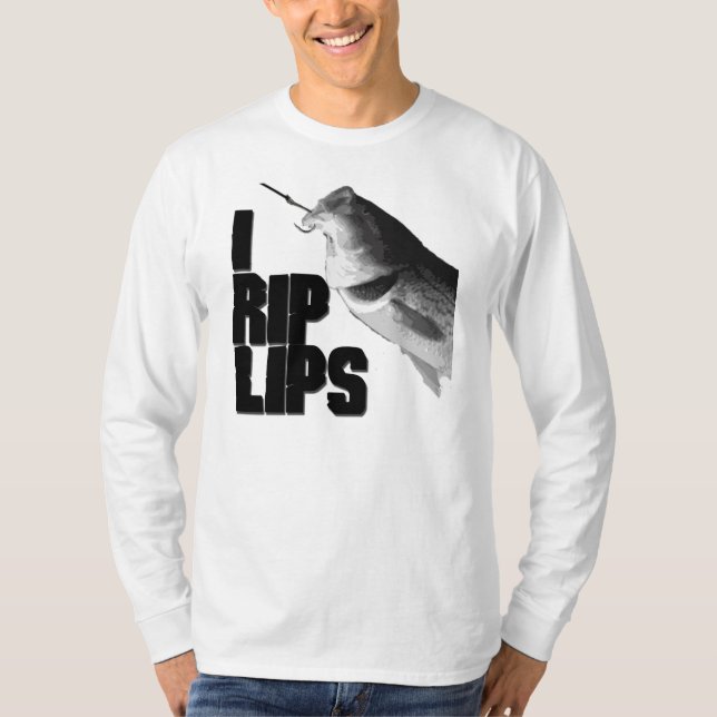 I RIP LIPS Long Sleeve T-Shirt (Front)