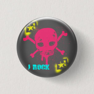 I Rock 1 Inch Round Button