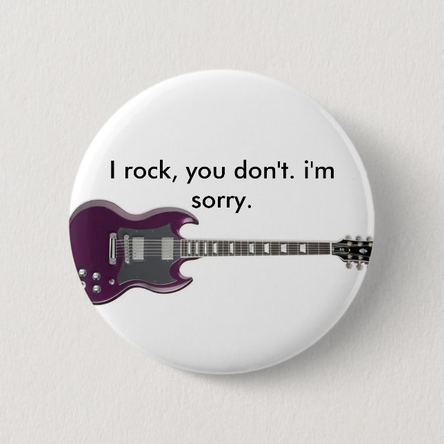 I rock 2 inch round button (Front)