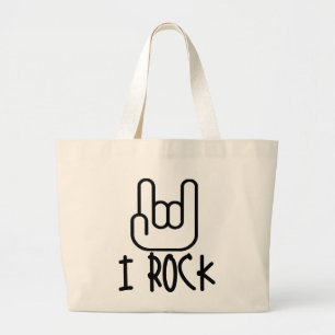 I Rock! Large Tote Bag