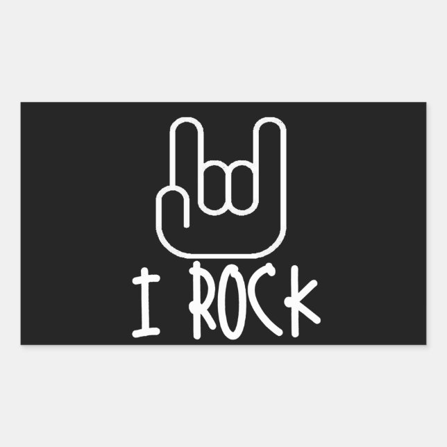I Rock! Sticker (Front)