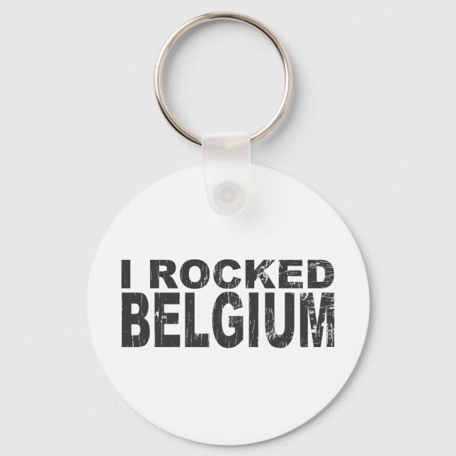 I Rocked Belgium Keychain (Front)