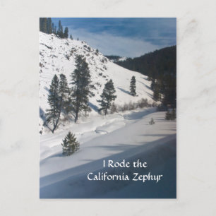 I Rode the California Zephyr Postcard
