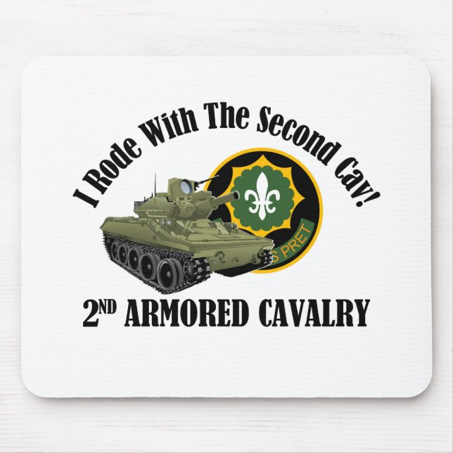 I Rode With The 2nd Cav! - 2nd ACR M551 Mouse Pad (Front)