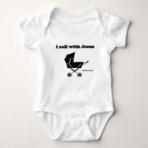 I Roll with Jesus Baby Bodysuit