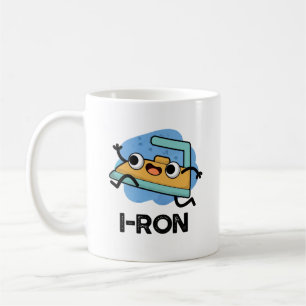 I-ron Funny Running Iron Pun Coffee Mug