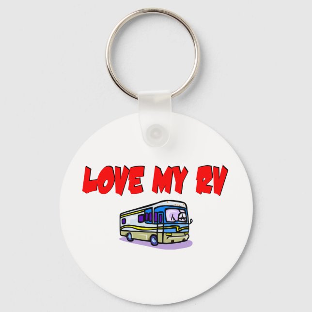 I rough it keychain (Front)