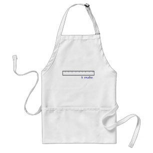 I rule - in the kitchen standard apron