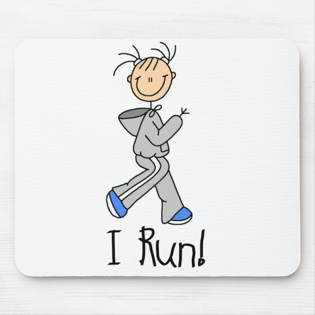 I Run Mousepad (Front)