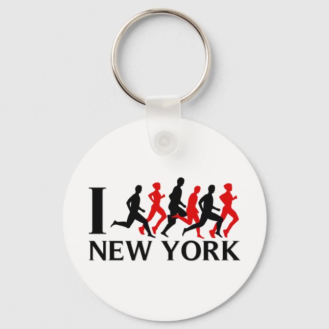 I RUN NEW YORK KEYCHAIN (Front)