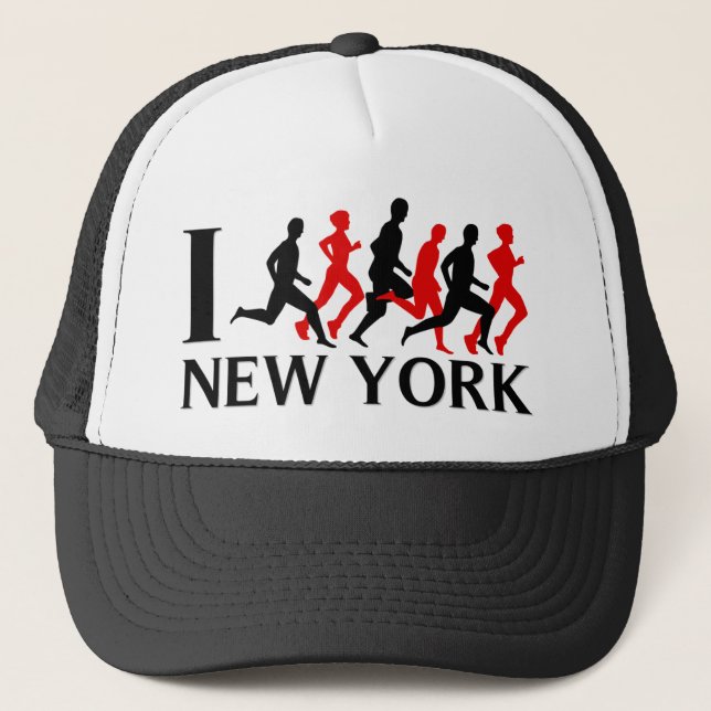I RUN NEW YORK TRUCKER HAT (Front)