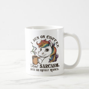 I Run on Coffee and Sarcasm Mug