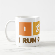 I Run On Coffee Dunkin Doughnuts Parody Mug