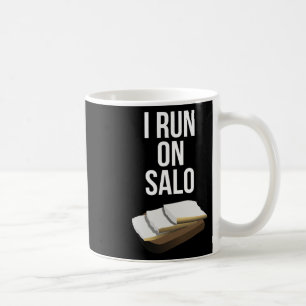 I Run On Salo Funny Ukrainian Pork Lard Lover Slav Coffee Mug