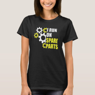 I Run On Spare Parts Lung Surgery Organ Donation T-Shirt