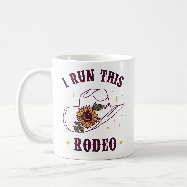I Run This Rodeo Coffee Mug (Left)