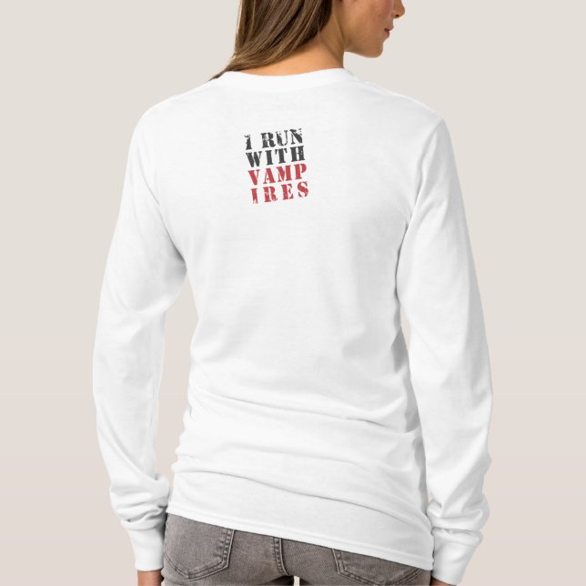 I Run w Vampires Tee (Back)