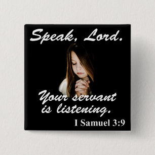 I Samuel 3:9 button