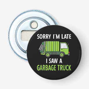 I Saw a Garbage Truck Costume  Recycling Garbage Bottle Opener