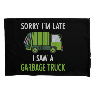 I Saw a Garbage Truck Costume Recycling Garbage Pillowcase