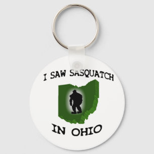 I Saw Sasquatch In Ohio Keychain