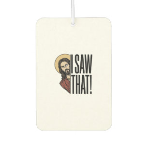 I Saw That Funny Religious Peek Graphic Design_1 Air Freshener