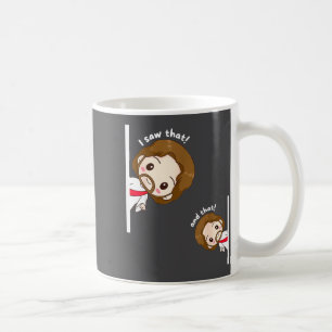 I Saw That Karma Jesus Funny Saying Quote Meme Bib Coffee Mug