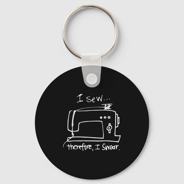 I Saw Therefore I Swear  Keychain (Front)