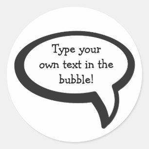 I Say... Sticker Template