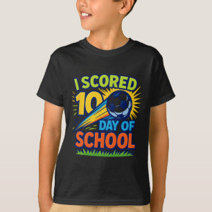 I Scored 100 Day Of School Soccer Celebration T-Shirt