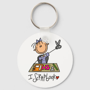 I Scrapbook Keychain