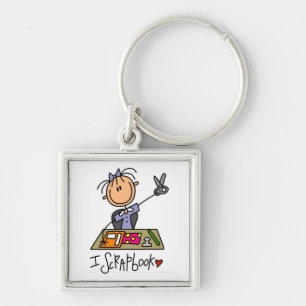 I Scrapbook Keychain
