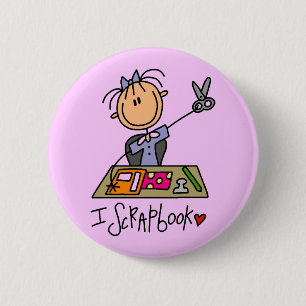 I Scrapbook Tshirts and Gifts 2 Inch Round Button