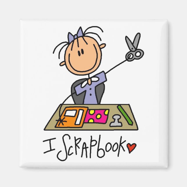 I Scrapbook Tshirts and Gifts Magnet (Front)