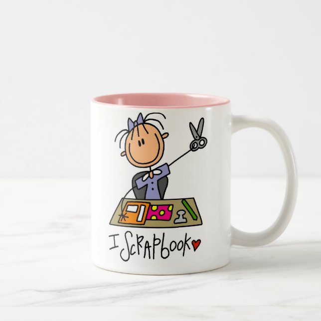 I Scrapbook Two-Tone Coffee Mug (Right)