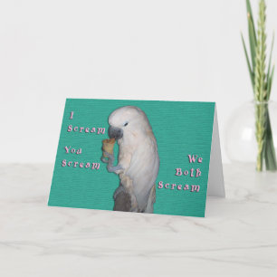 I Scream Card