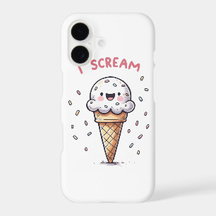 I Scream Ice Cream Cone with Sprinkles