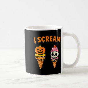 I Scream Ice Cream Ghost Halloween Costume Coffee Mug